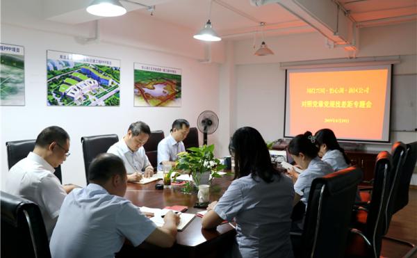 川投興川、怡心湖、新區(qū)公司召開對照黨章黨規(guī)找差距專題會